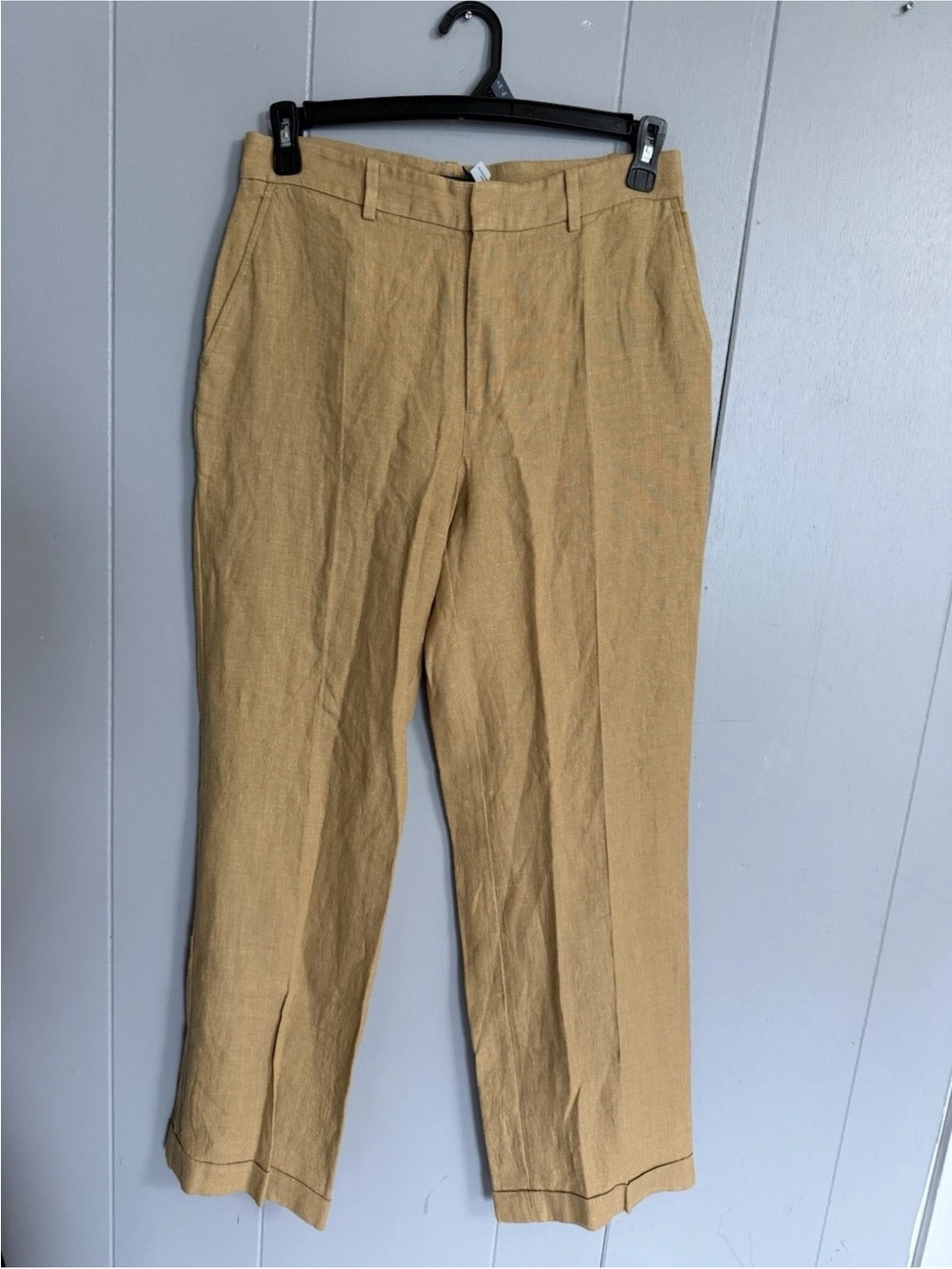 Polo by Ralph Lauren Tan Linen Blend Women's Trousers